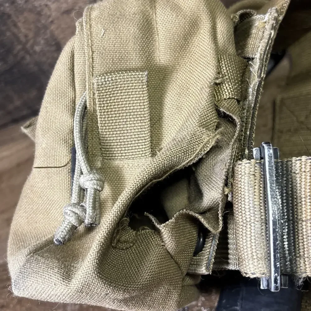 Ray Allen K9 K-9 Dog Tactical Harness USA *Ripped Seam On Side Bag*